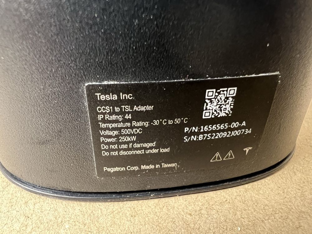 Адаптер переходник на CCS1 Tesla 1656565-00-A
