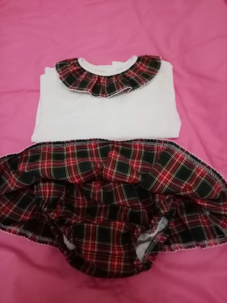 Conjunto lindo menina 12 meses