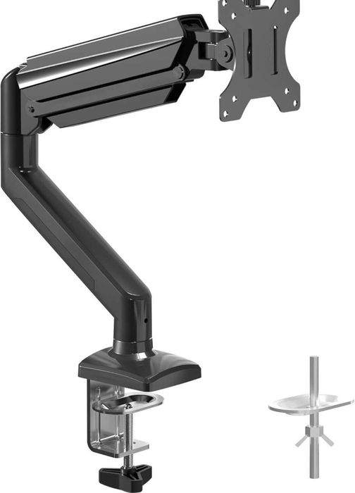Uchwyt biurkowy do monitora gazowy 13 - 32 cali