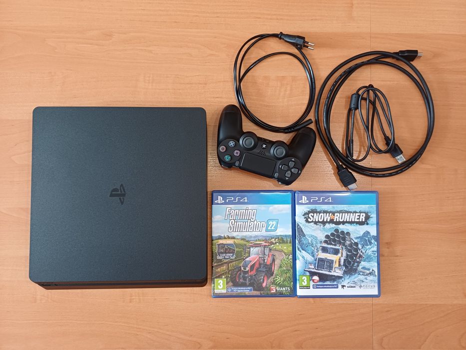 Konsola Playstation 4 Slim 1TB + 2 gry