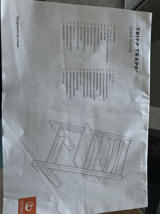 Cadeira stokke tripp trapp com acessórios