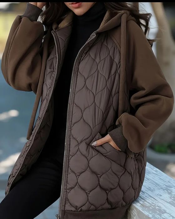 Жіноча куртка великий розмір бедра до 150