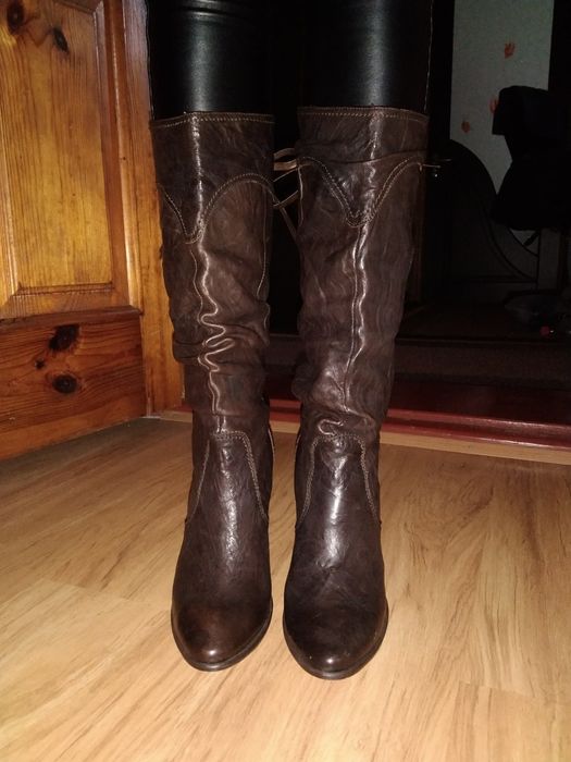 Сапоги женские,кожаные 39размер