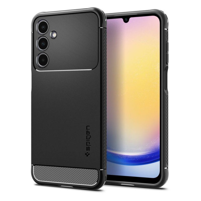 Spigen Rugged Armor Galaxy A25 5G Matte Black