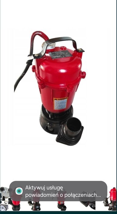 Pompa do wody szamba gnojowicy 3750w 28m