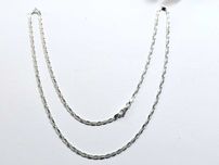 Piękny srebrny łańcuszek 7,40 G 925