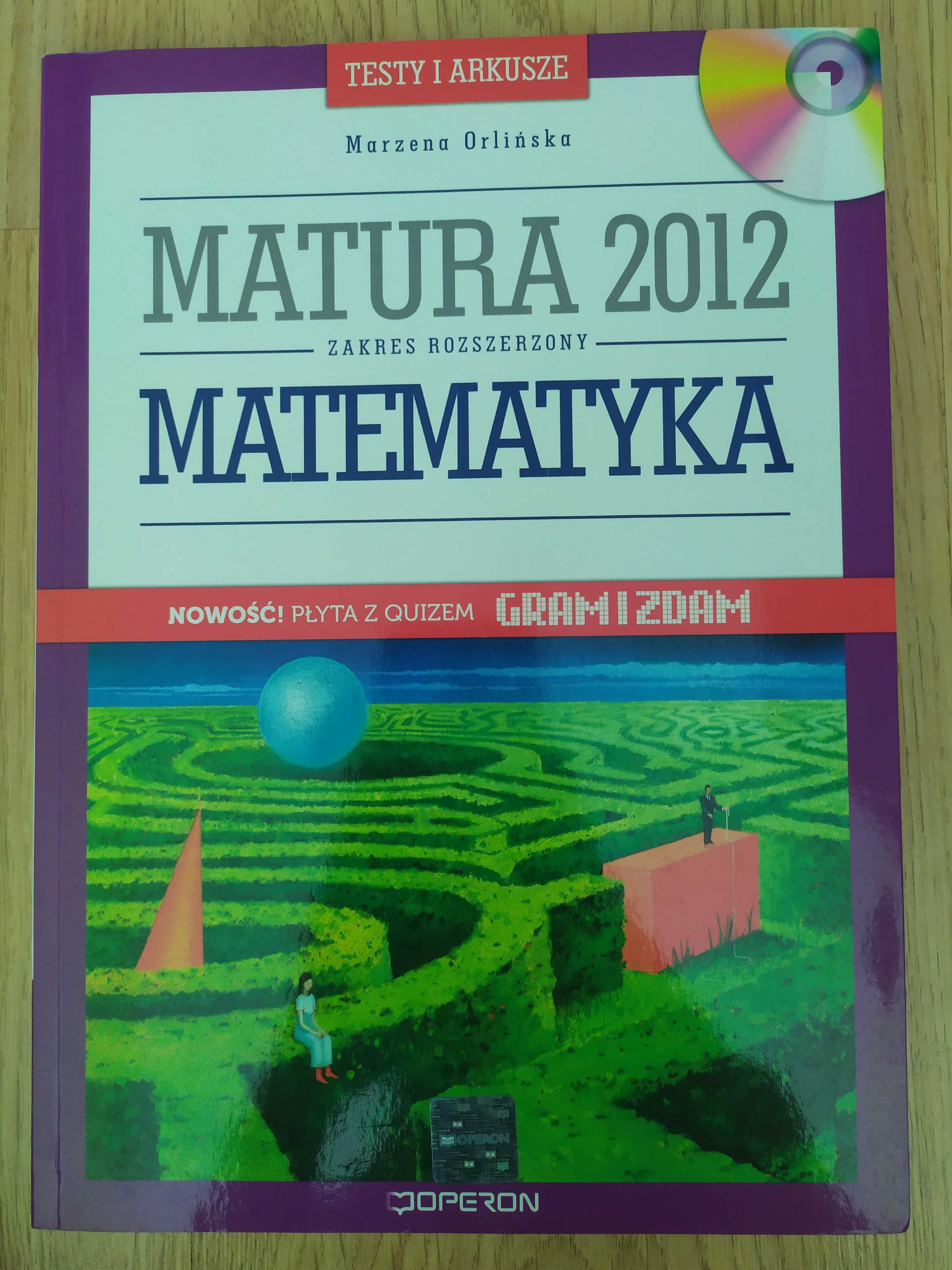 Matura 2012 matematyka rozszerzony operon testy i arkusze