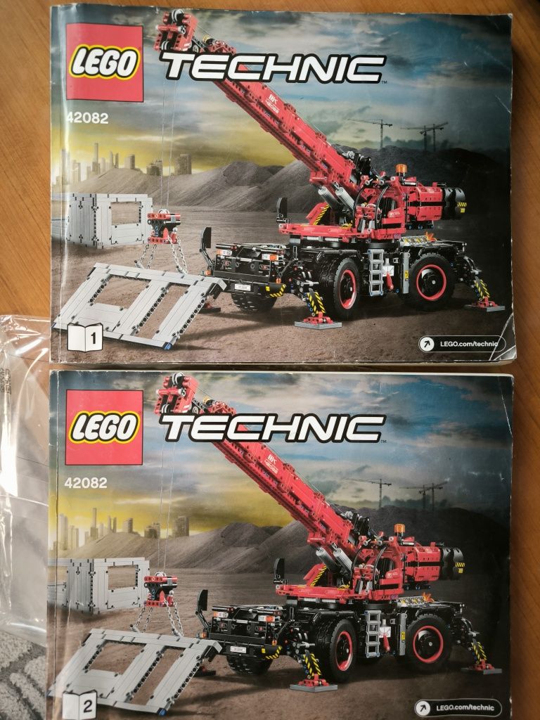Instrukcja LEGO technic 42082 czerwony dźwig