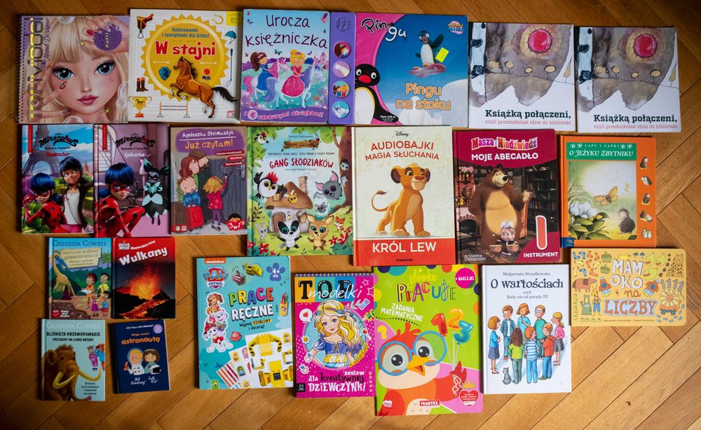 Lego Chima Ninjago Disney Bajki Książki dla dzieci Atlas zestaw 66 szt