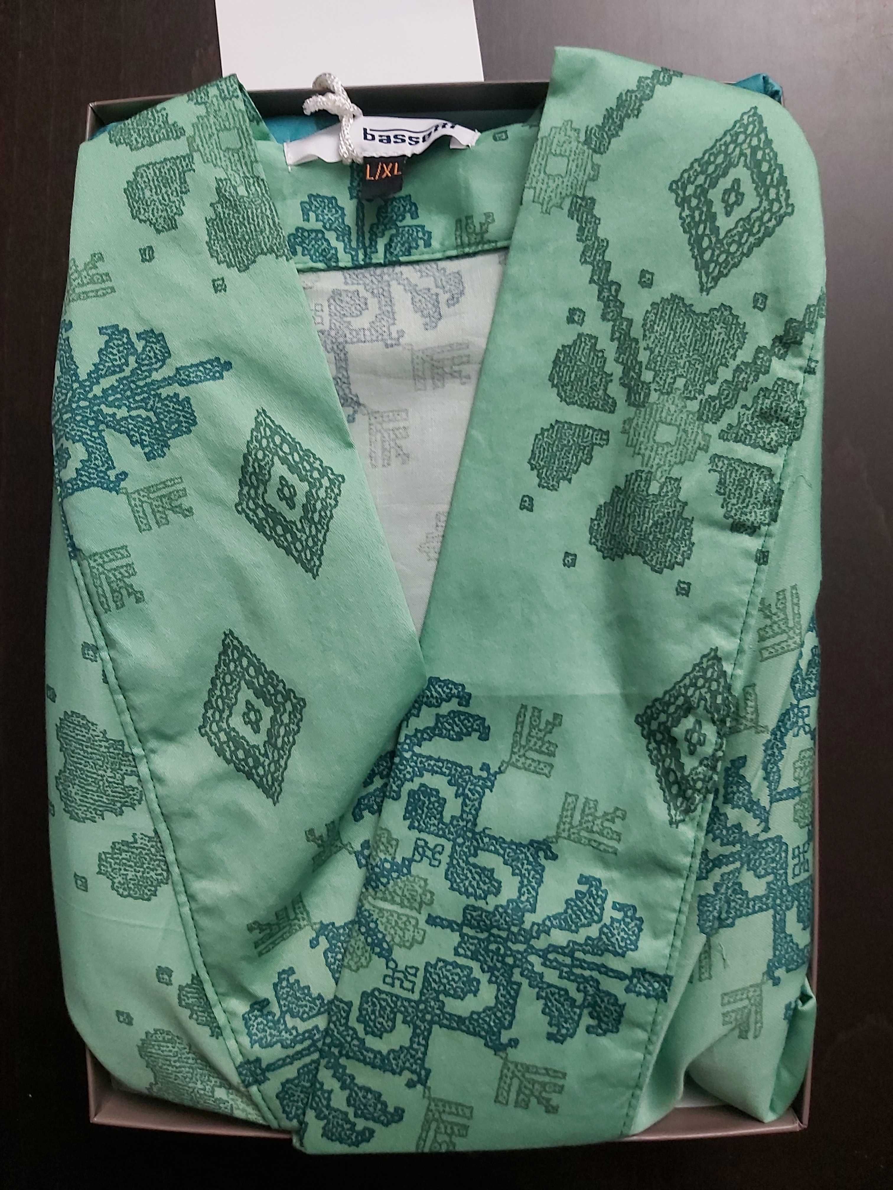 Premium kimono Granfoulaed / Bassenti, zielone/limonkowe L/XL - 100%