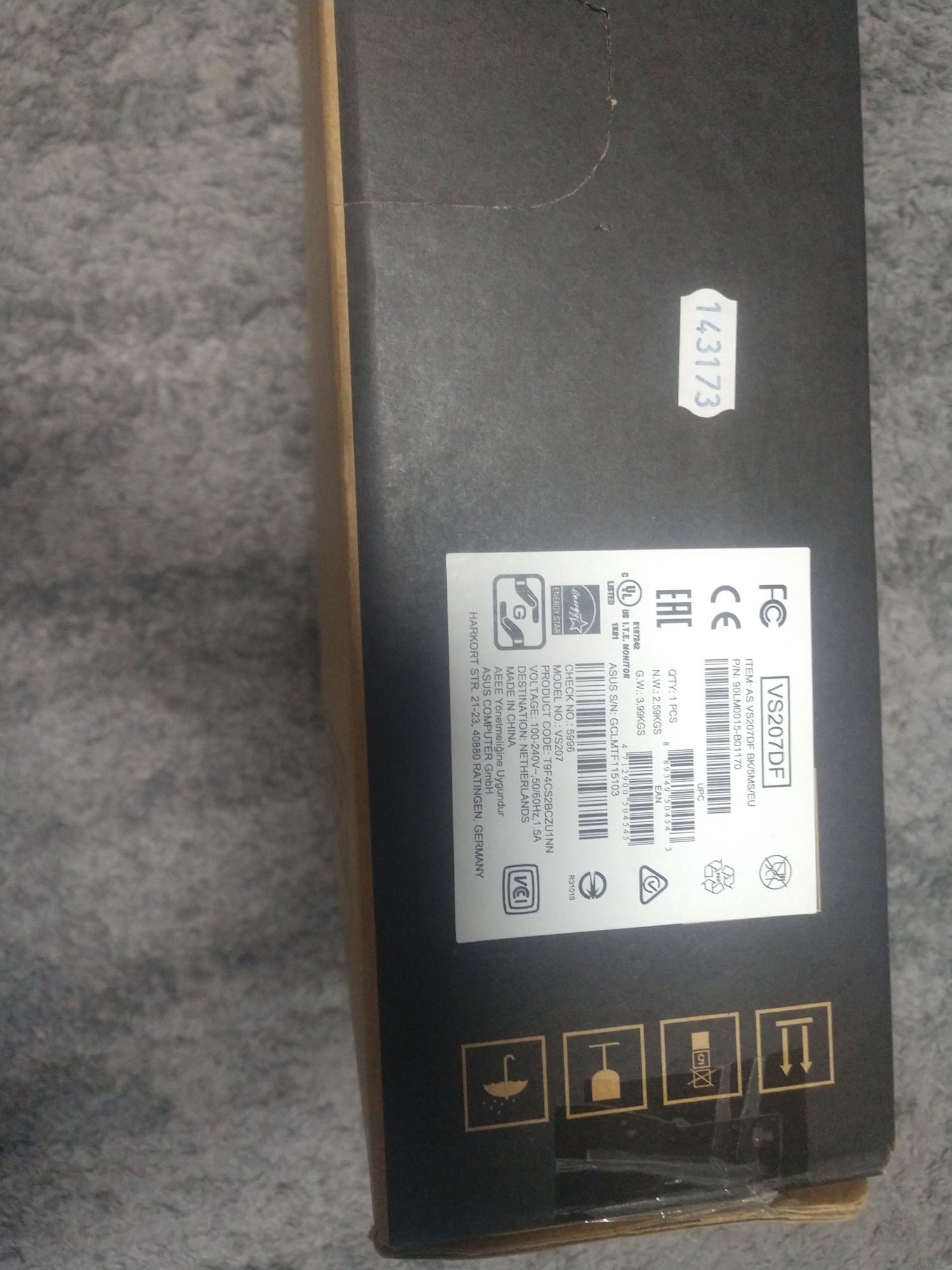 Монитор Asus VS207DF LCD.