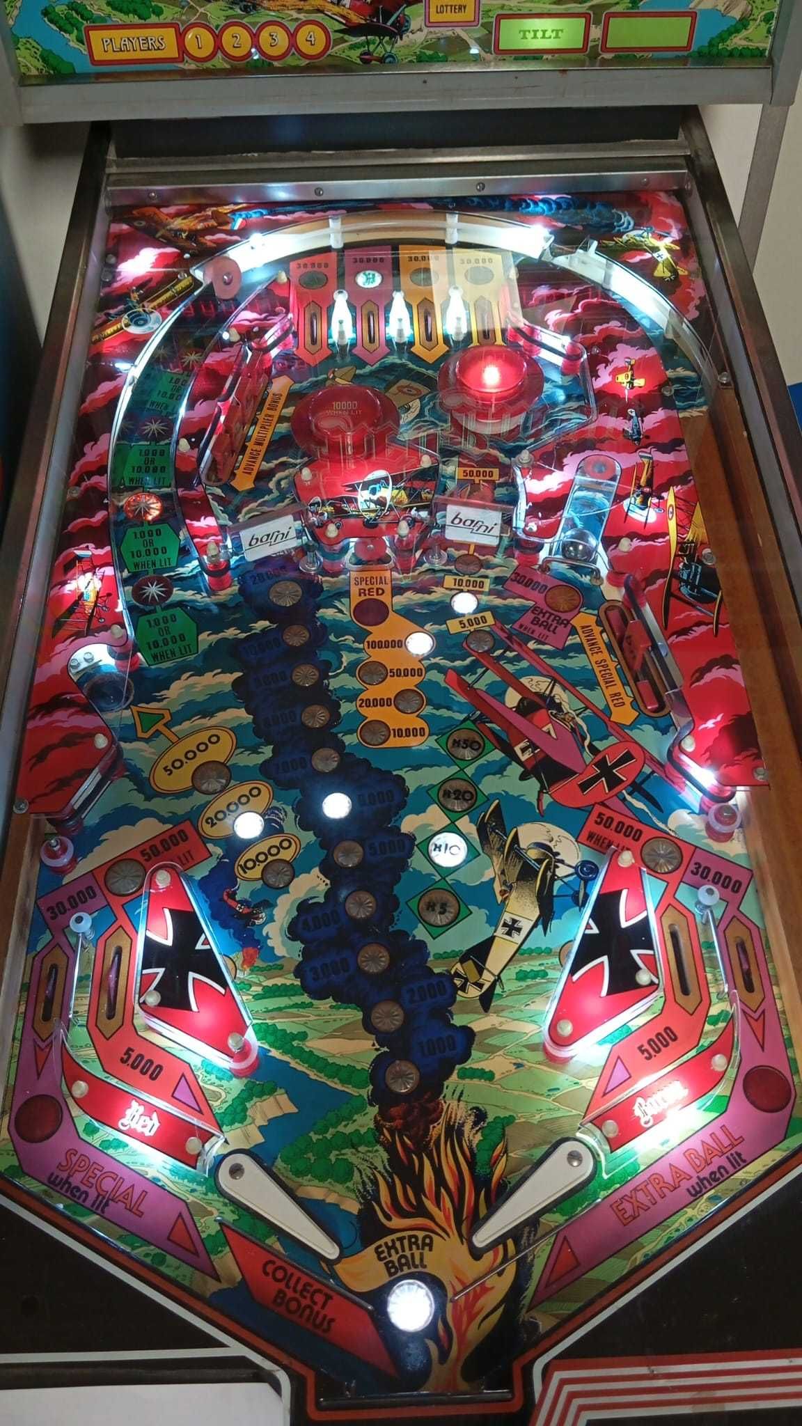 Maquina Flipper Pinball Red Baron