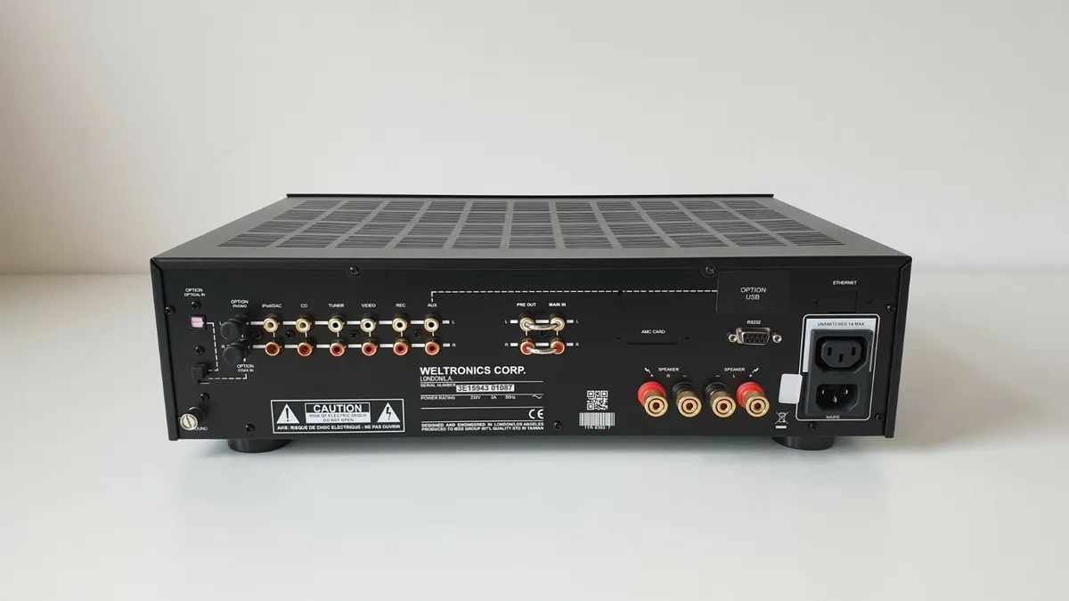 AMC xia100 wzmacniacz stereo nad wbudowany dac pilot wolfson wm8524g