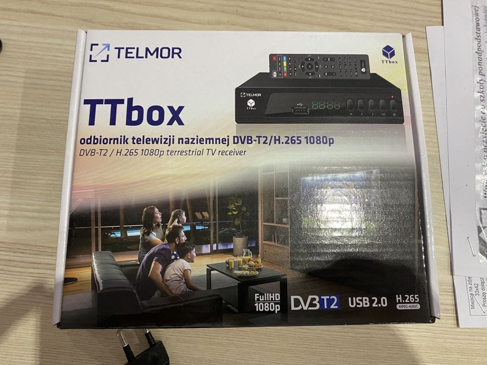 odbiornik telewizji naziemnej DVB-T2