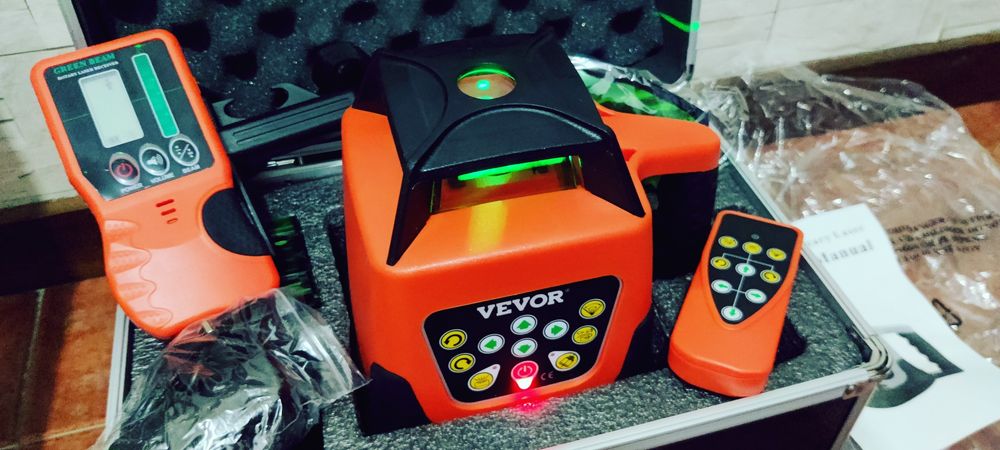 Kit Laser Rotativo + Tripé + Régua 5mt NOVO