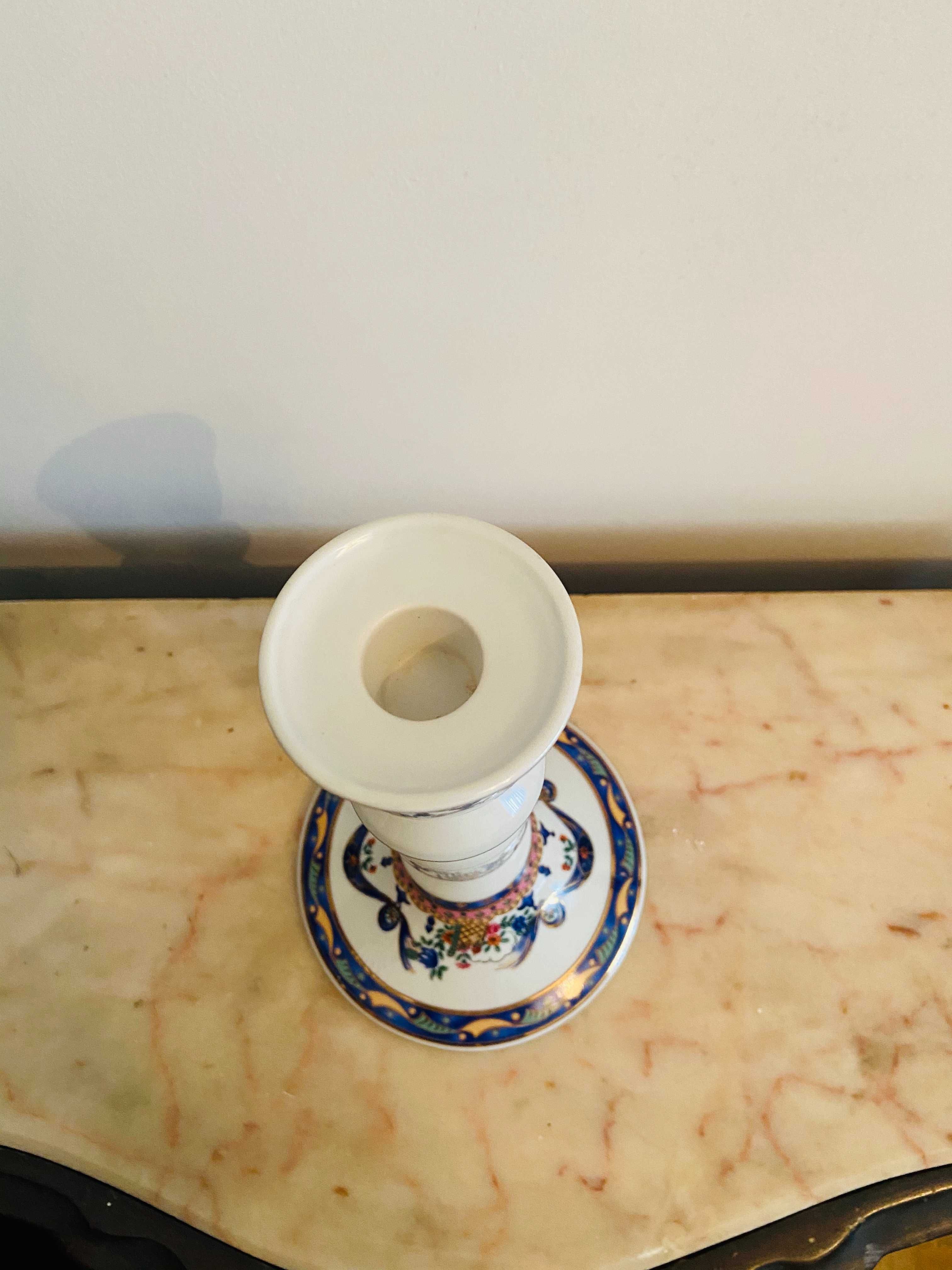 Castiçal Porcelana Vidal Arte