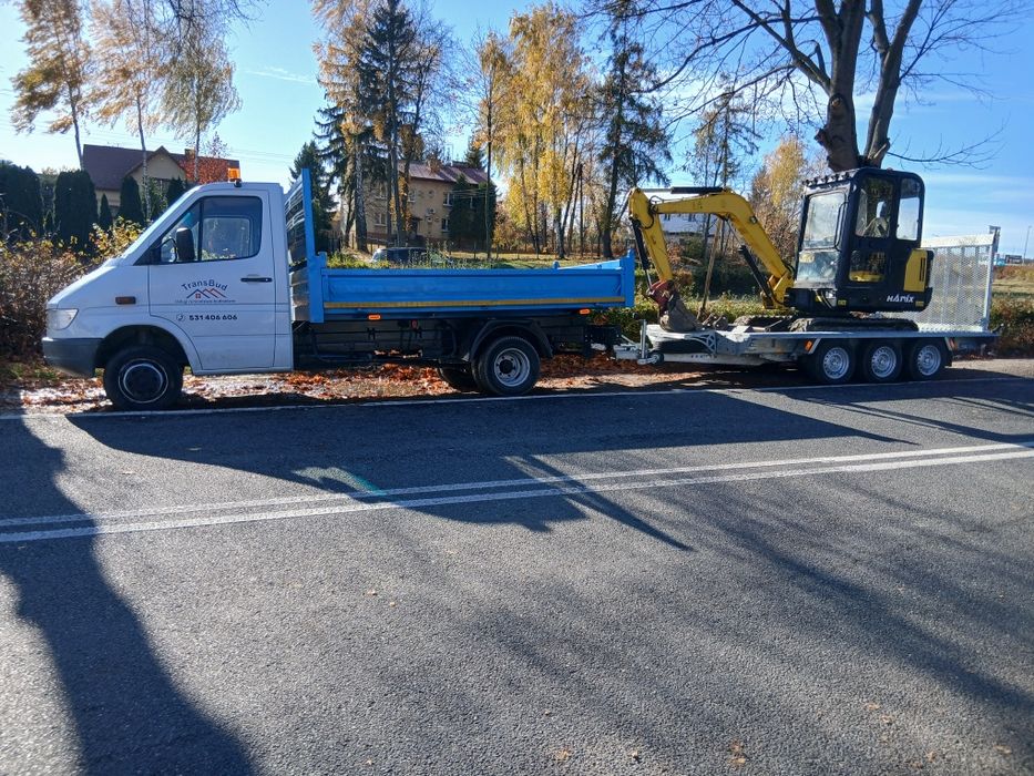 Usługi  Minikoparką wywrotkami walec