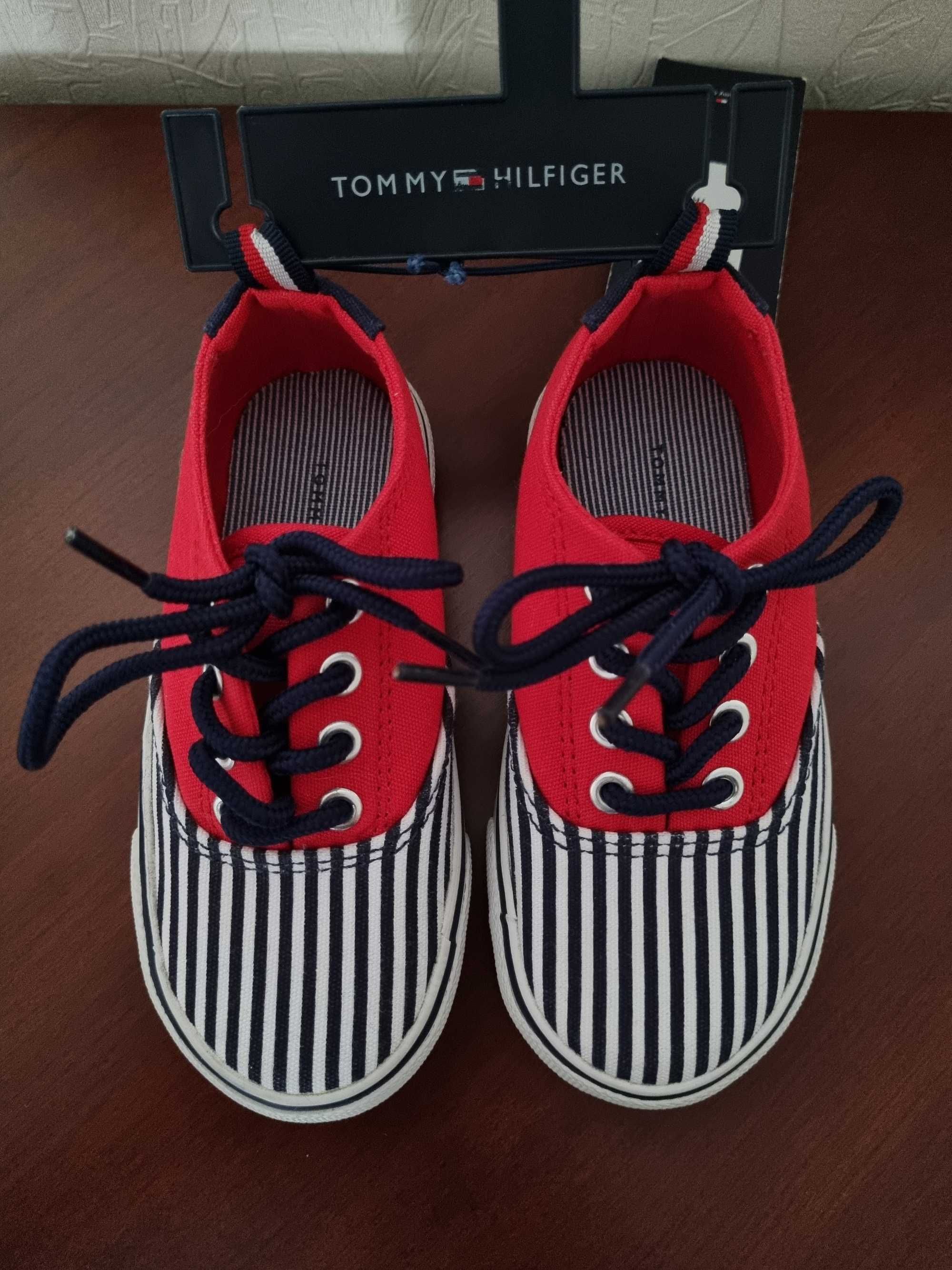 Детские кеды TOMMY HILFIGER 23, 5 р-р, 14 см Новые. Оригинал!