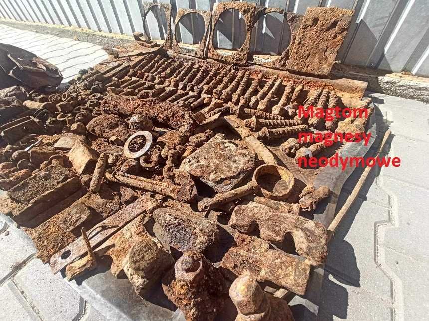 Kotwica nierdzewna z magnesem neodymowym do wody i lina 670kg