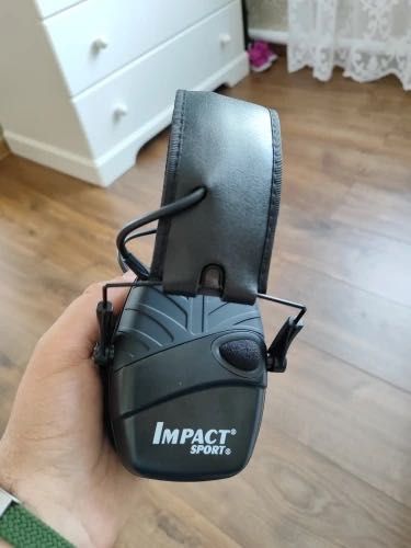 Активні тактичні навушники Impact Sport чорні