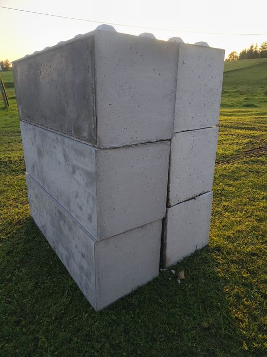 Bloki betonowe blok LEGO ściana oporowa przegroda w hali