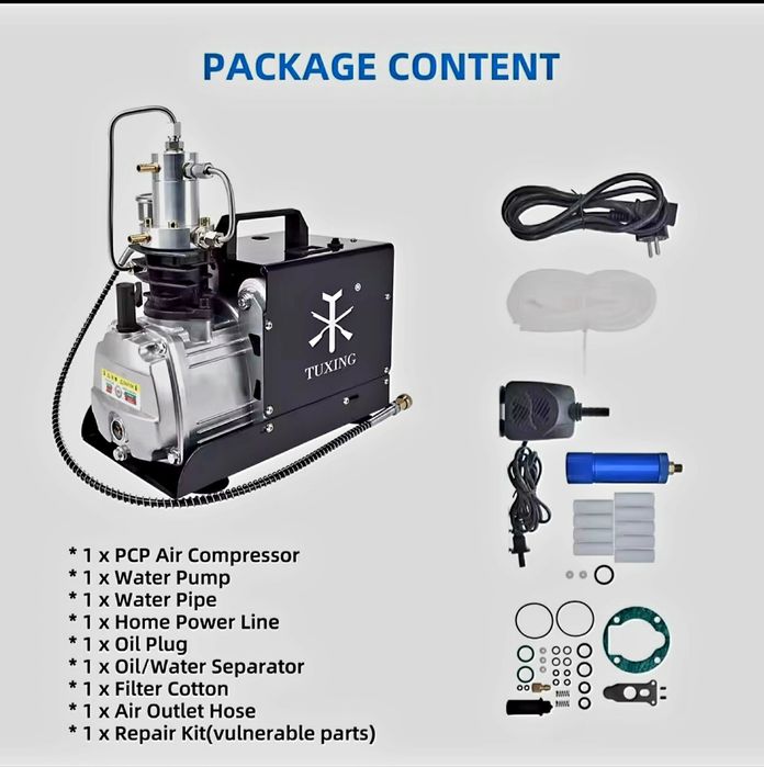 Compressor Carabina PCP 300 Bares