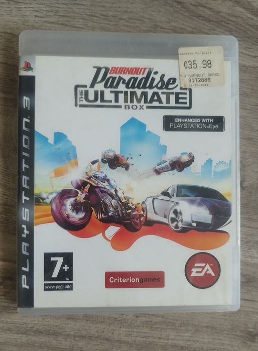 Jogo PS3 - Burnout Paradise: The Ultimate Box