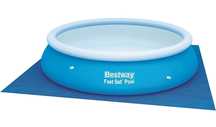 Bestway fast set solo NOVO 305x76cm c/ depurador/capa/tapete de chão