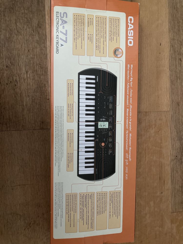 Teclado CASIO Sa-77 Pequeno