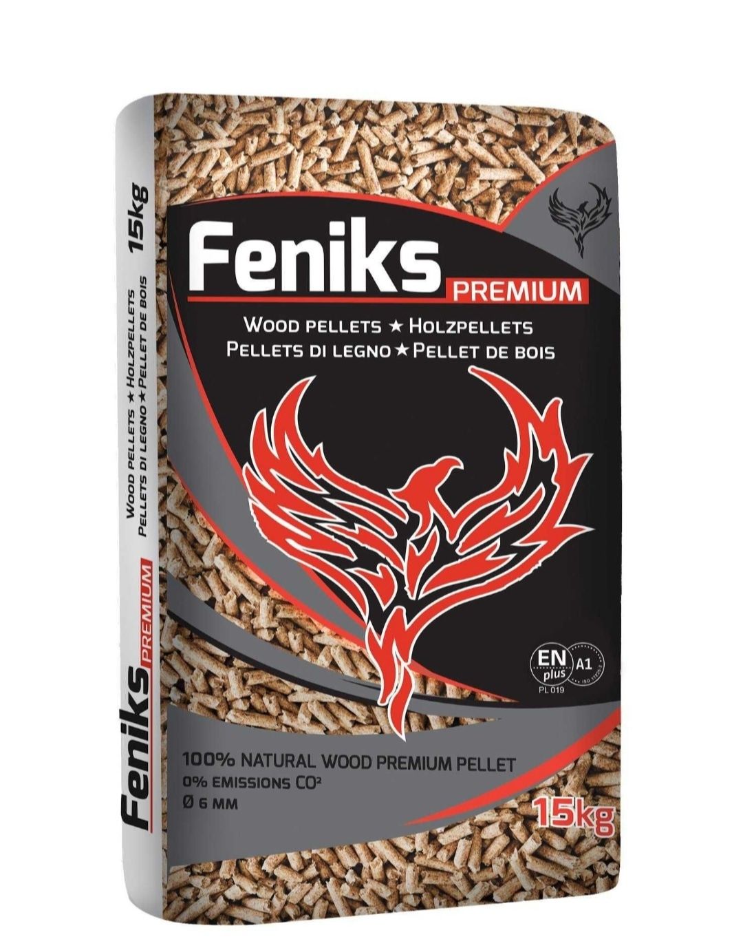 Pellet FENIKS Premium ENplus również Olczyk Lava Olimp Barlinek Fenix