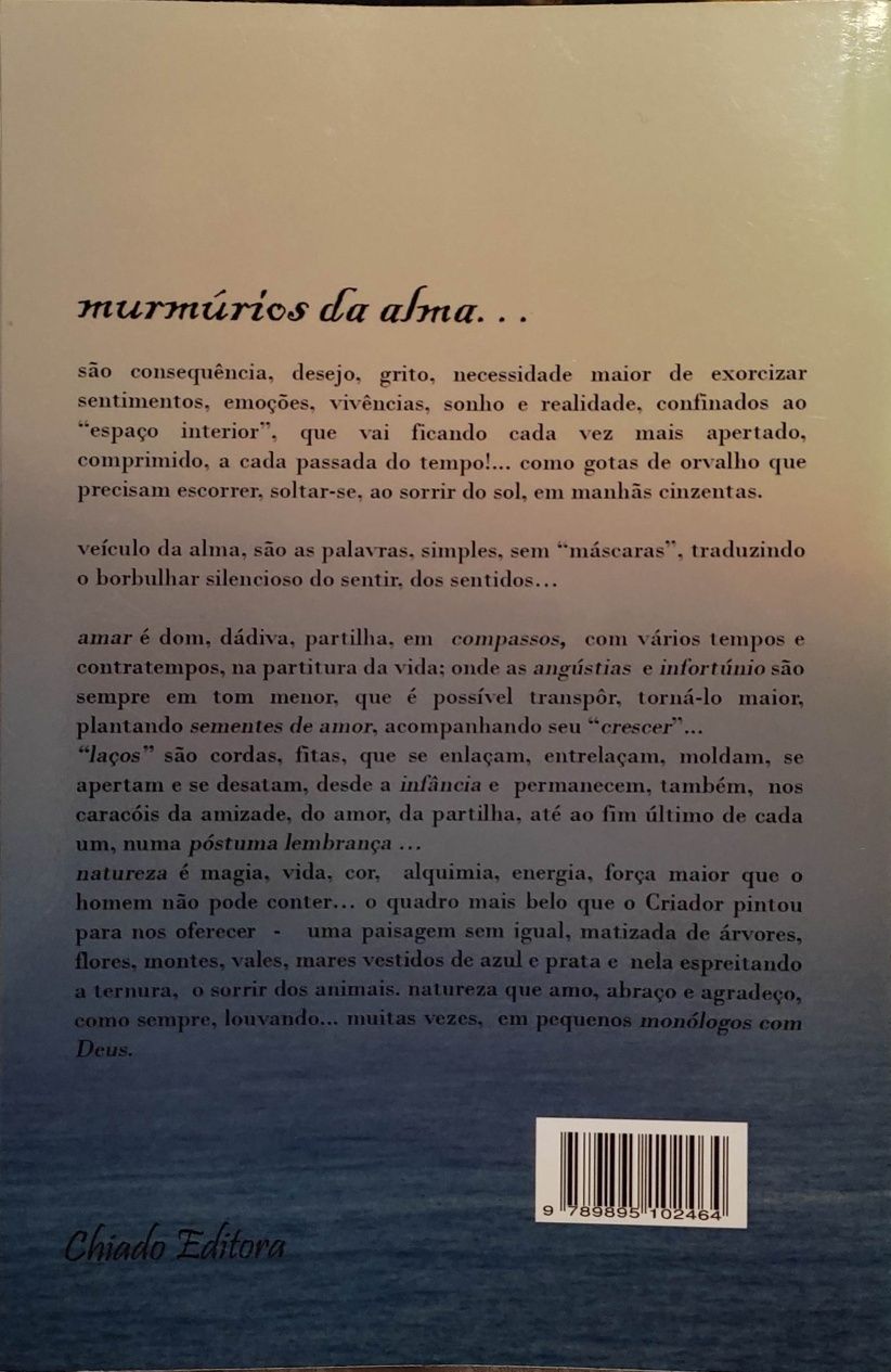 Livro: Murmúrios da Alma de Helena Cordeiro