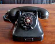 Telefon stacjonarny duński retro Kristian Kirks 1971