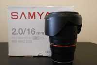 Objectiva Samyang 16mm f/2.0 ED AS UMC CS Wide Angle | Fujifilm X