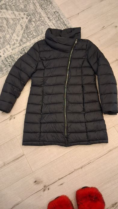 DKNY kurtka płaszcz L 40 granat ciemny Piękna j. Nowa