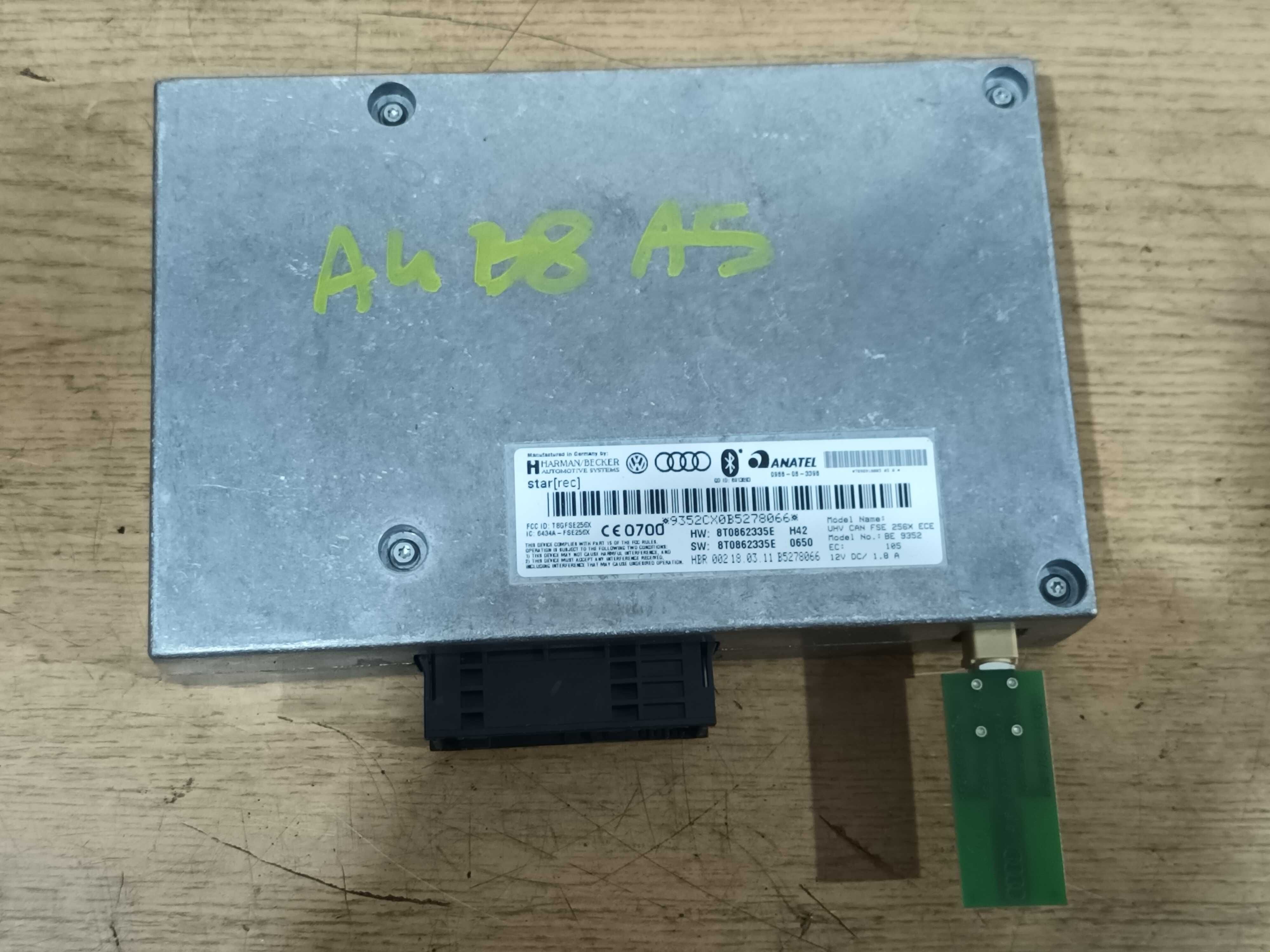 Moduł sterownik BLUETOOTH telefonu AUDI A4 B8 A5 Q5