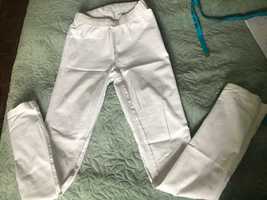 Białe spodnie / legginsy Ginatricot Perfect jeans M