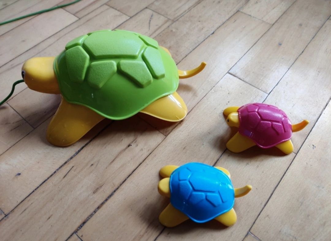 Żółw - zabawka do ciągnięcia