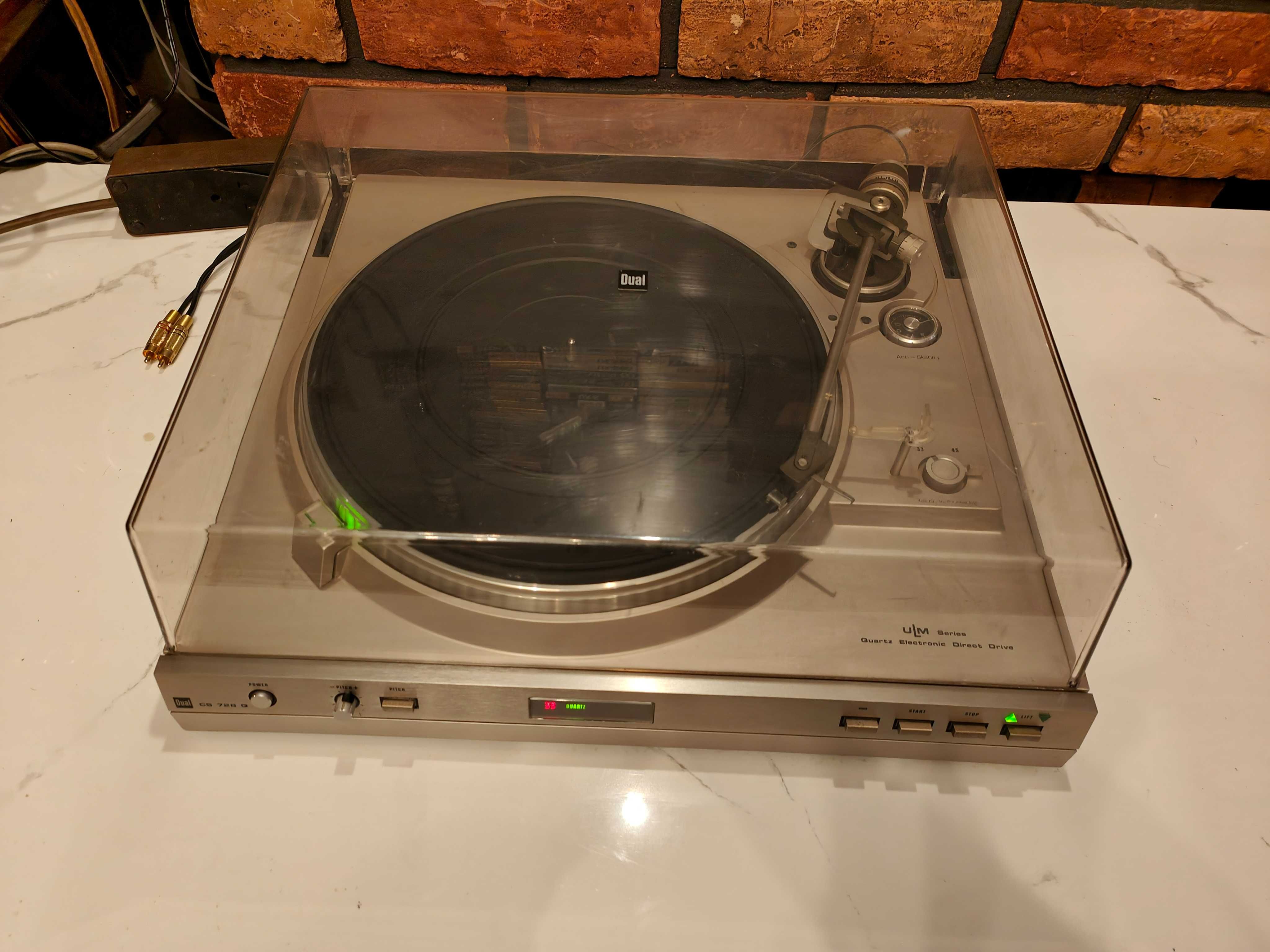 DUAL 728Q ! Flagowy gramofon Direct Drive Quartz