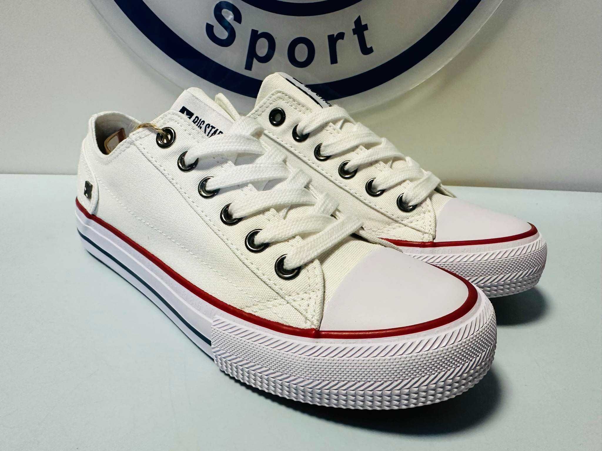 Big Star trampki klasyczne białe 39 - 41  DD274336