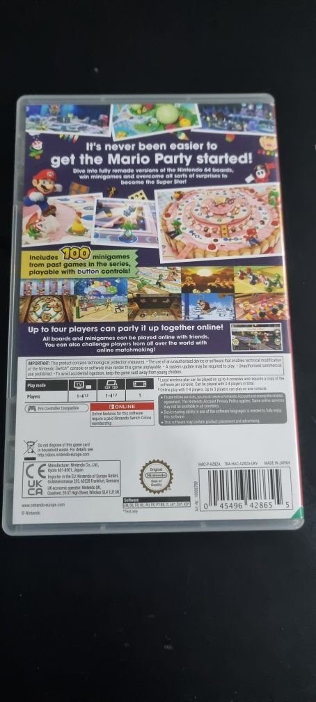 Mario Party Superstars switch