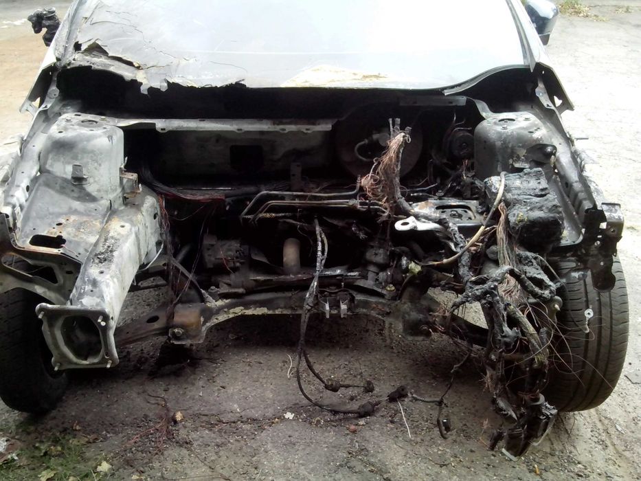 Reparação de carro após um acidente