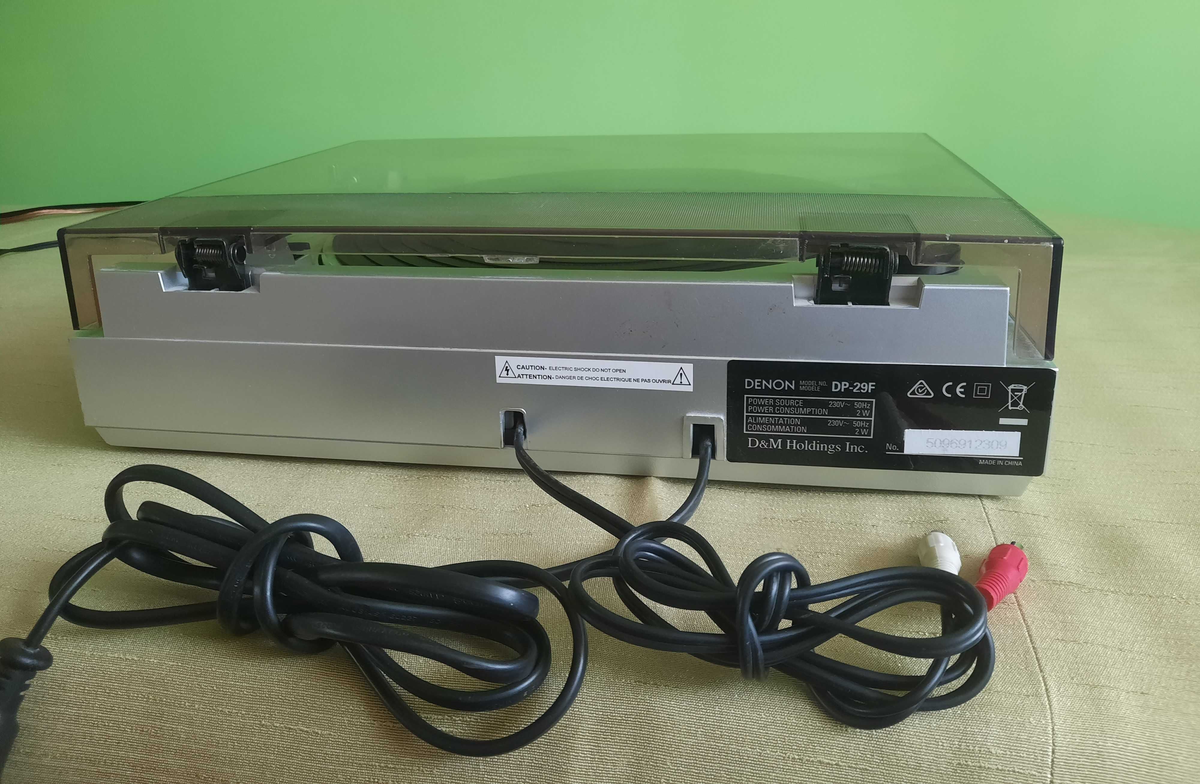 Gramofon DENON DP 29f-srebrny