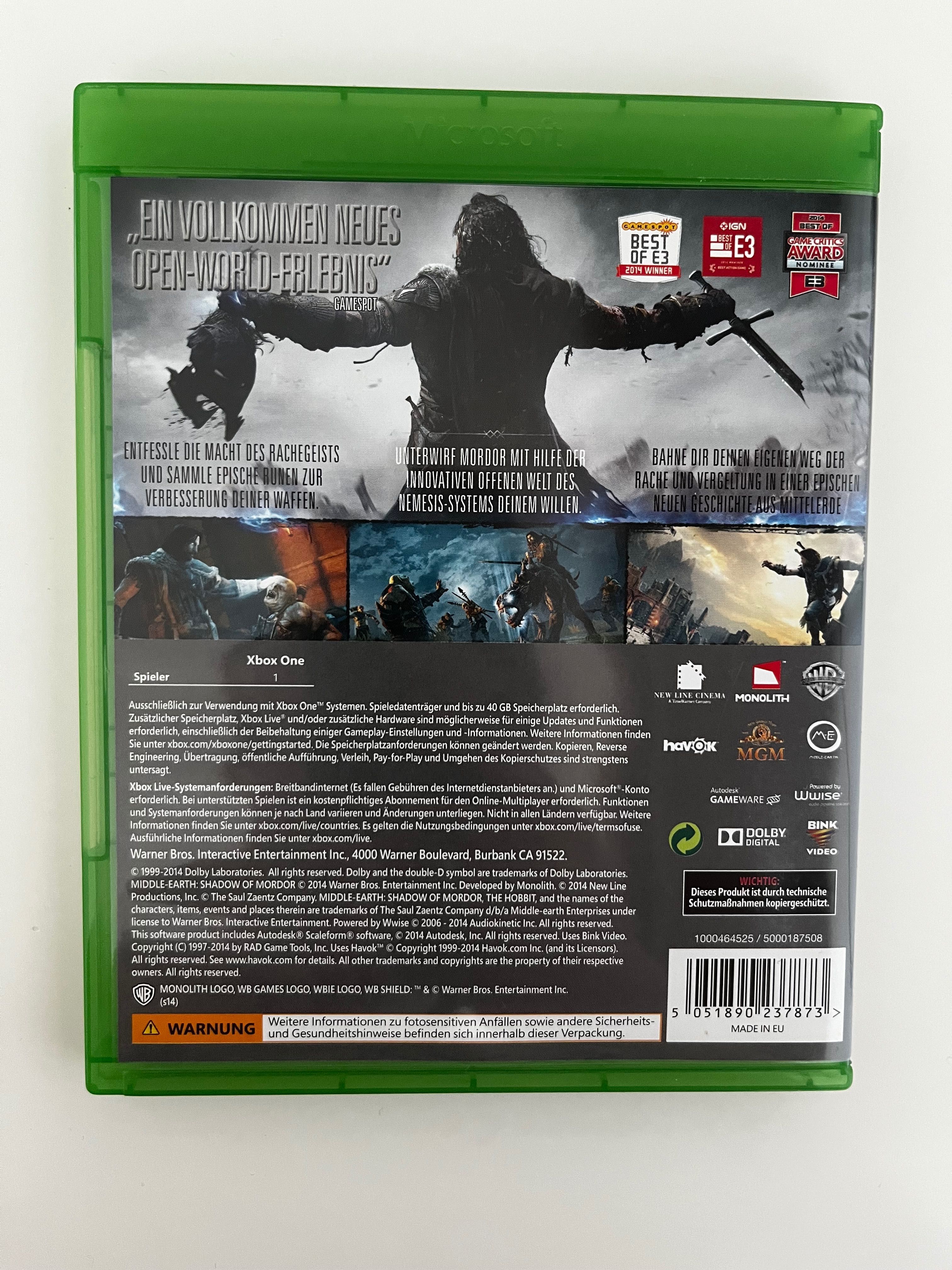 Śródziemie: Cień Mordoru (Middle-earth: Shadow of Mordor)