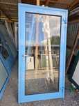 DRZWI Zewnętrzne Aluminiowe Wejściowe Przeszklone 110x210cm 4 sztuki