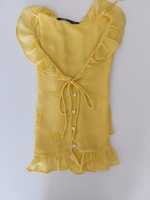 Blusa amarela da Zara Xs