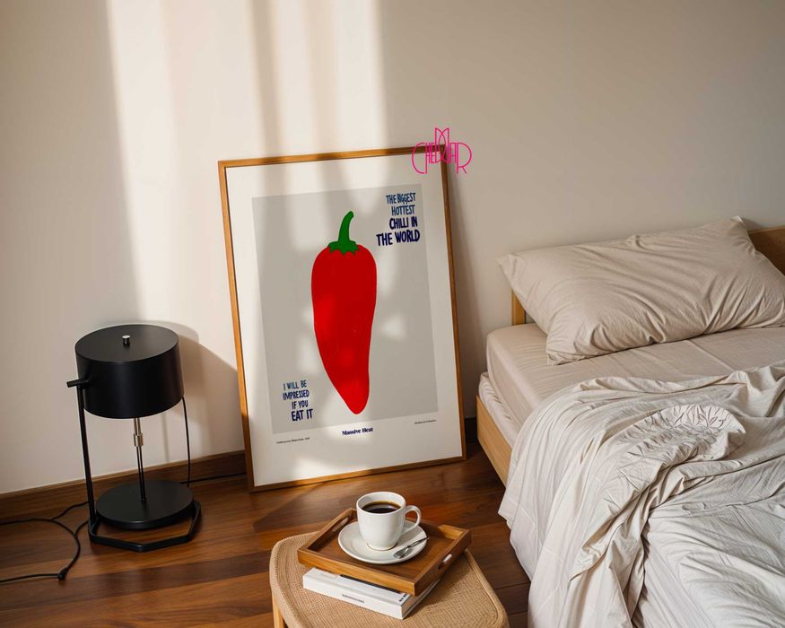 Plakat Massive Heat- najostrzejsza papryczka chilli na Świecie