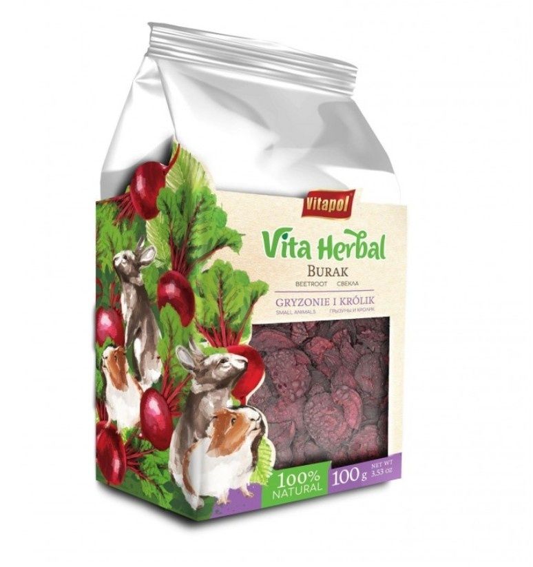 Vita Herbal dla gryzoni i królika, burak, 100g