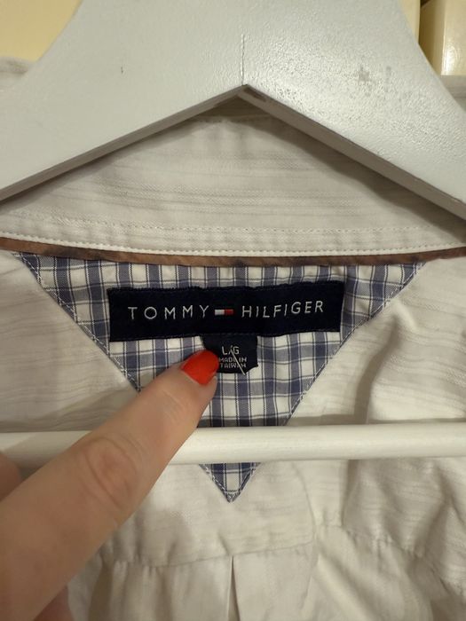 Koszula męska Tommy Hilfiger, rozmiar L, używana