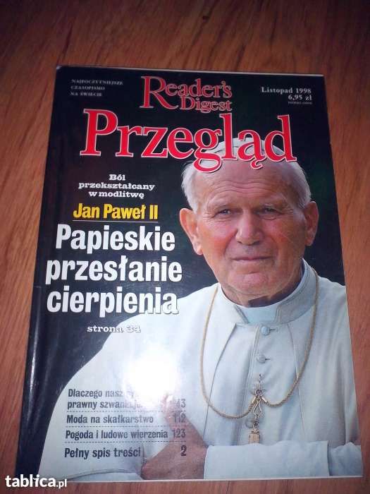 Papieskie przesłanie cierpienia oraz Niewiarygodne przygody Marka Pieg