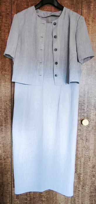 Conjunto elegante - Vestido e Casaco Tamanho 42